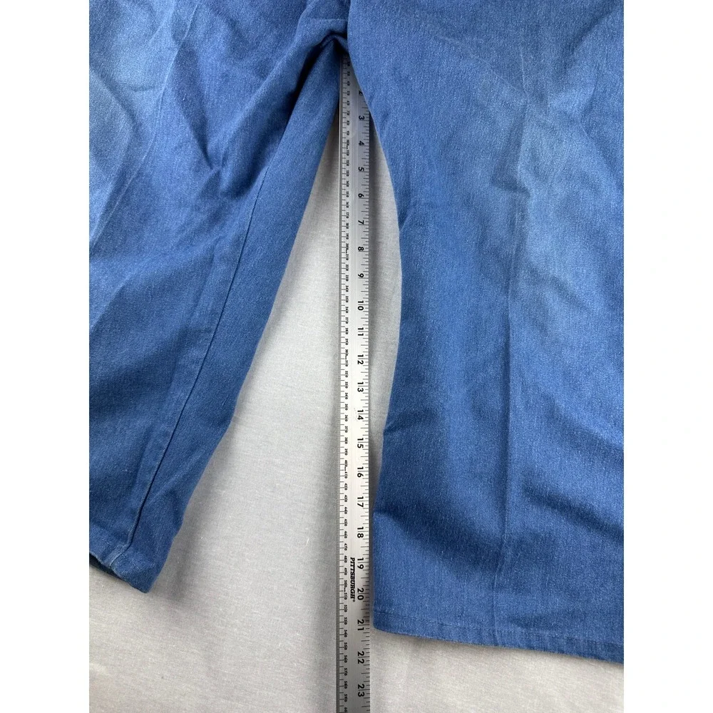 Wrangler‎ Regular Fit Blue Denim Jeans 48 x 30 85498LB Mens Straight Leg